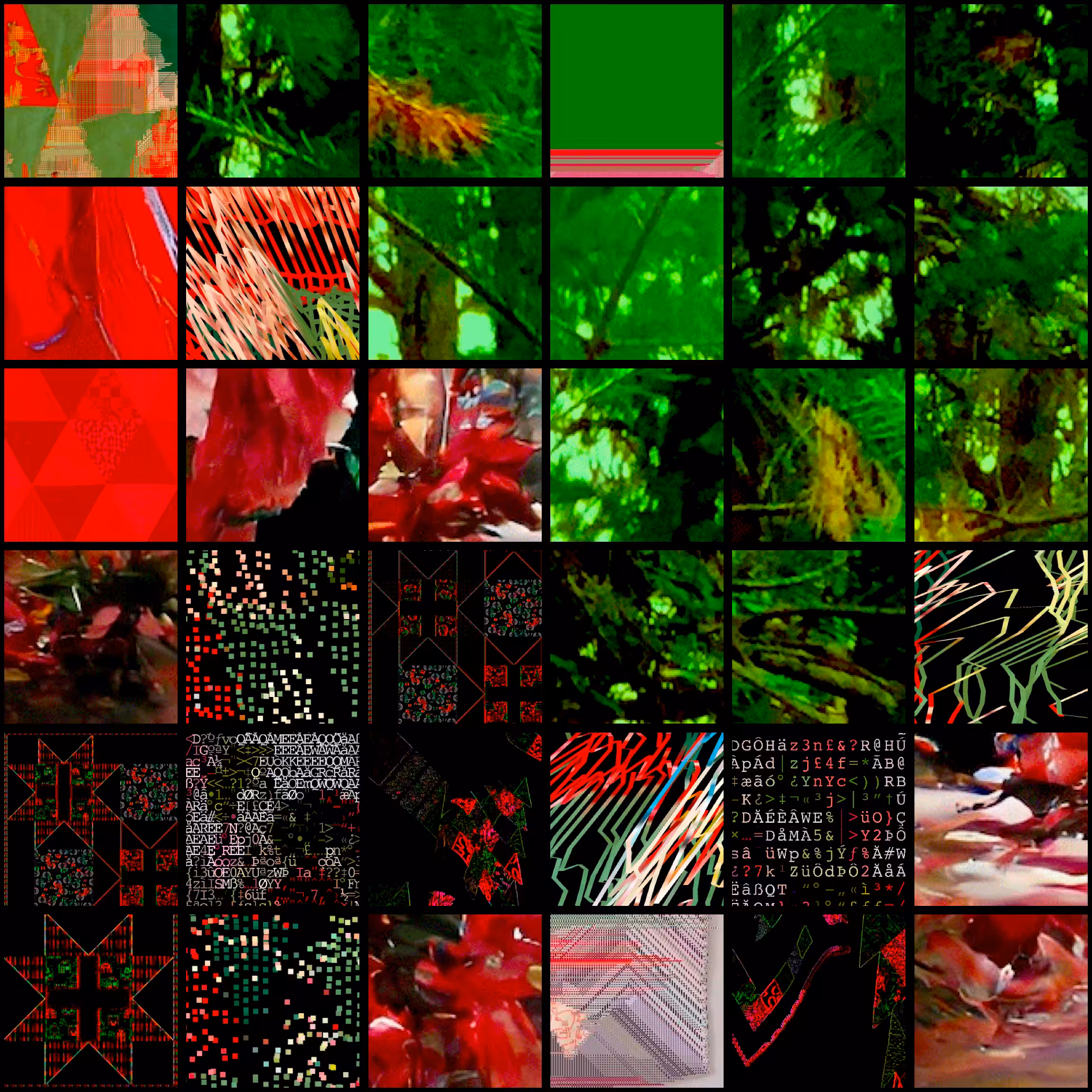 Retired Christmas Glitch Quilt Squares 2021.21