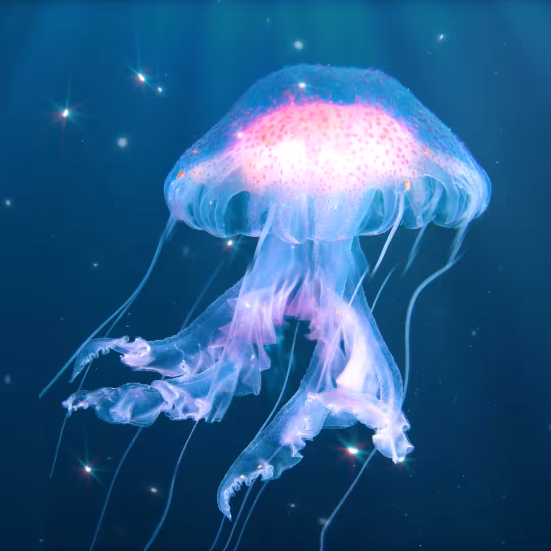 Neon jellyfish #001
