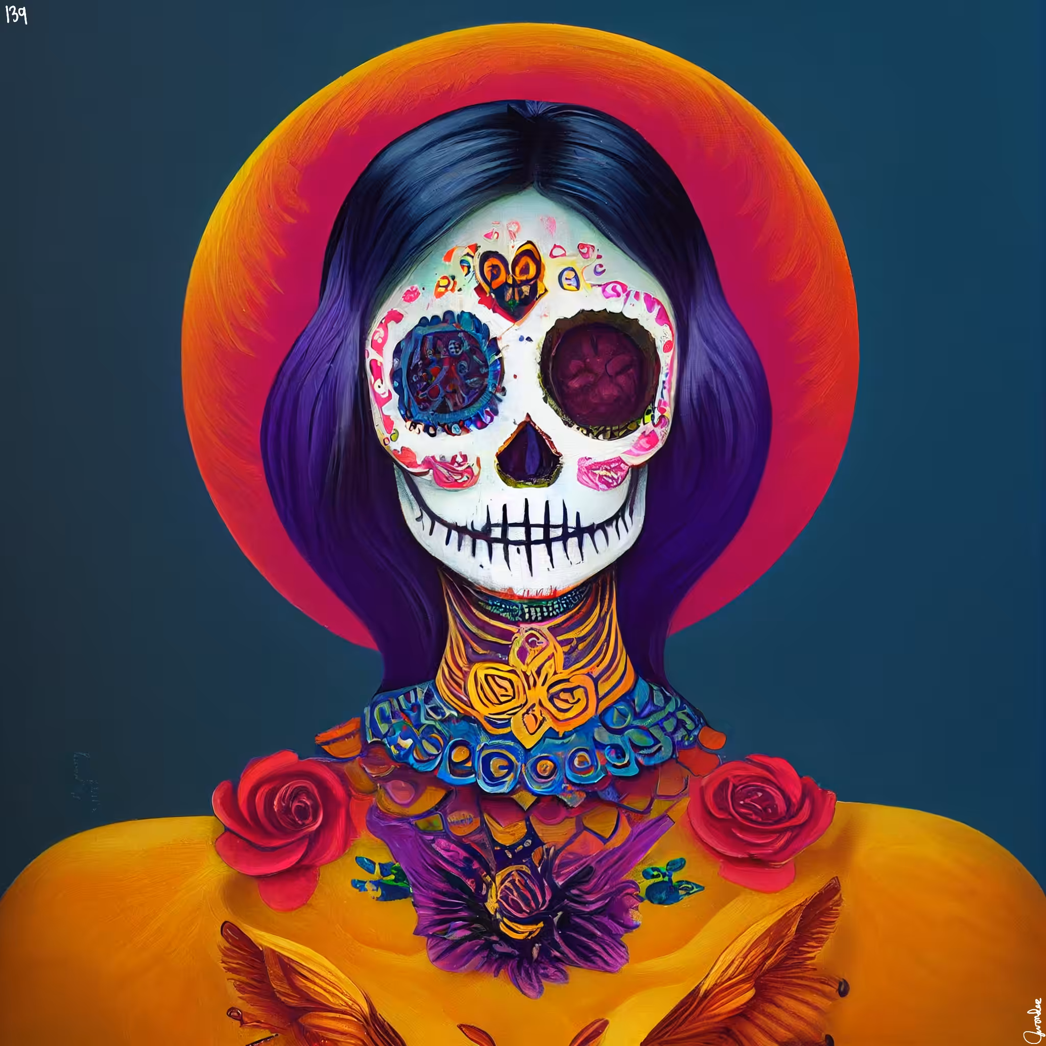 sugar skull #139
