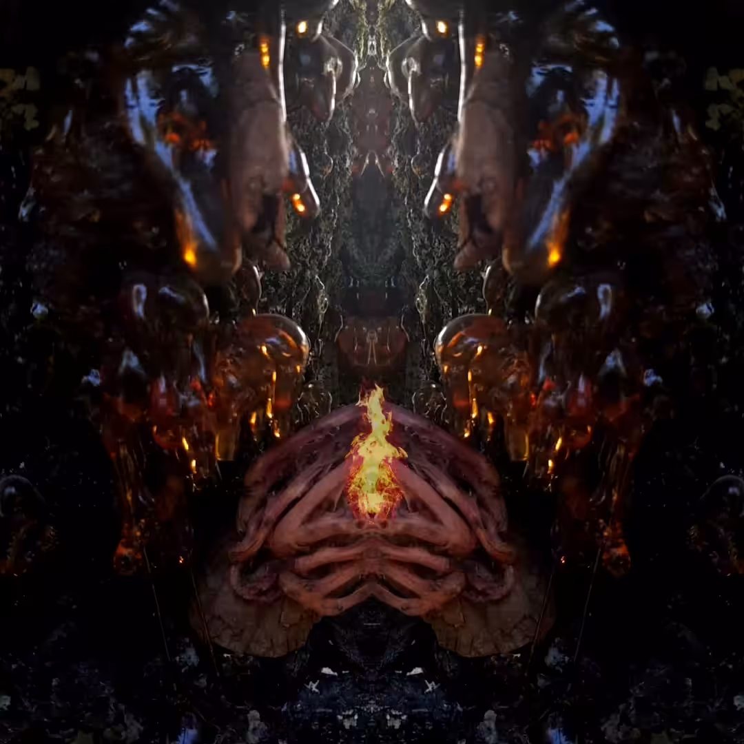 demon in amber Guardian of the sacred fire