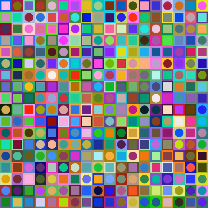 Square Dot Composition #399