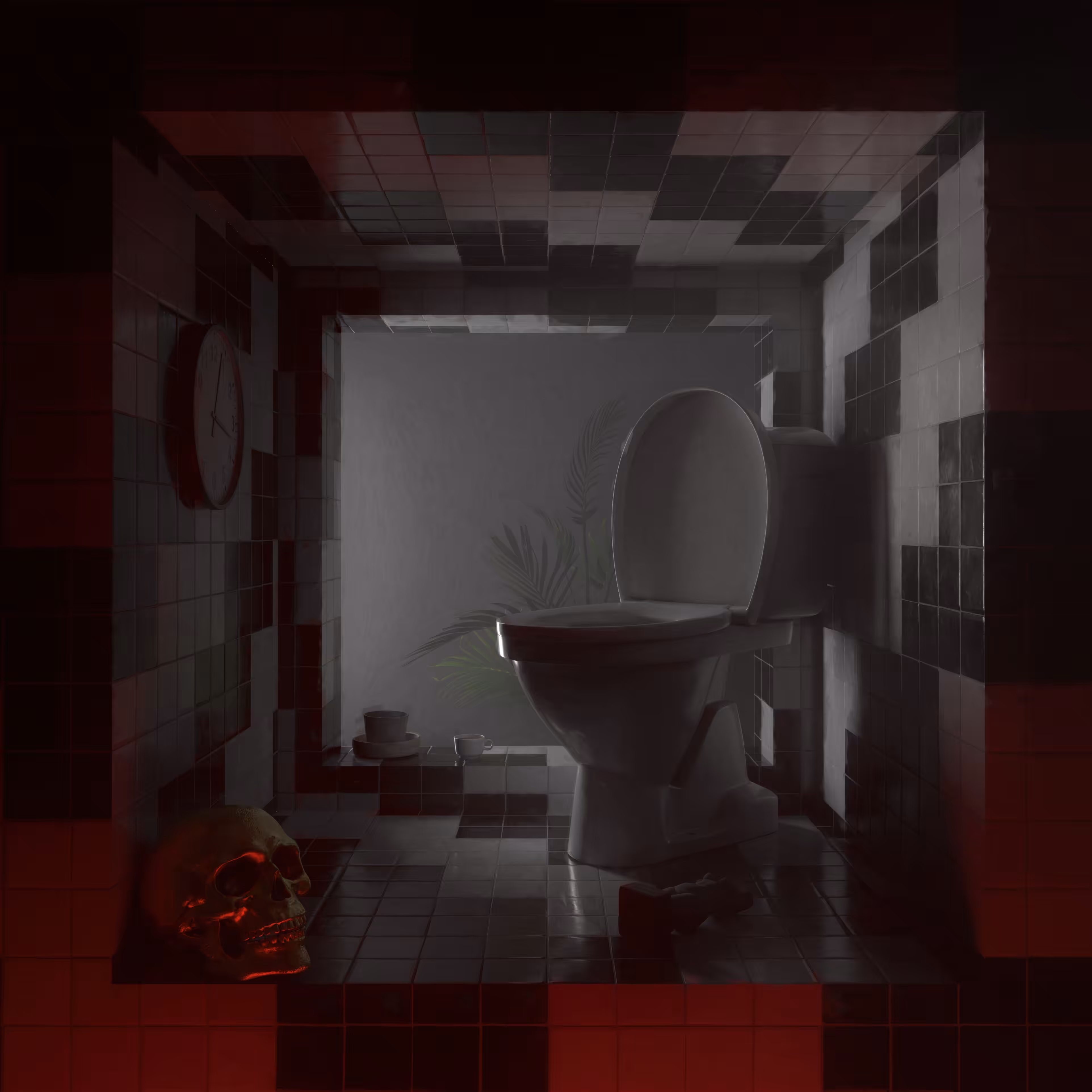 Excuse me, where is your bathrooom?