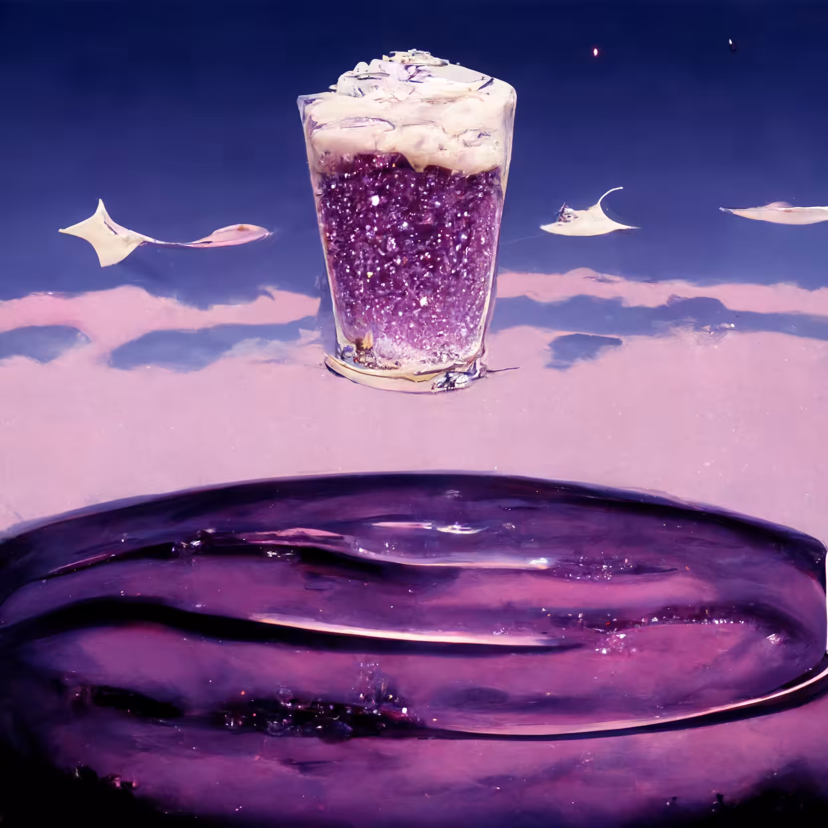 Sparkly Cream Soda: Grape