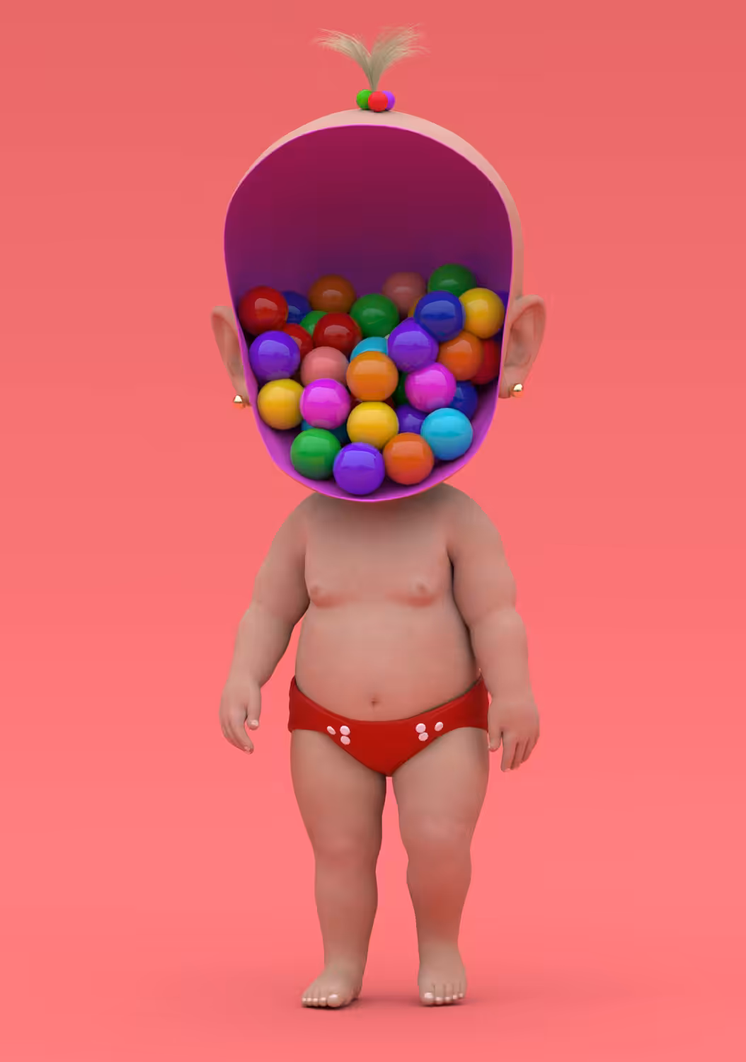 BABY WITHOUT FACE # 1