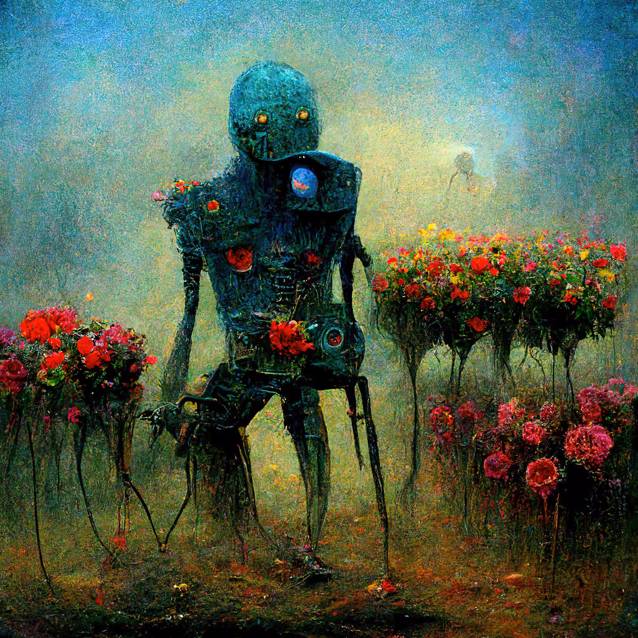 In the Evening Garden