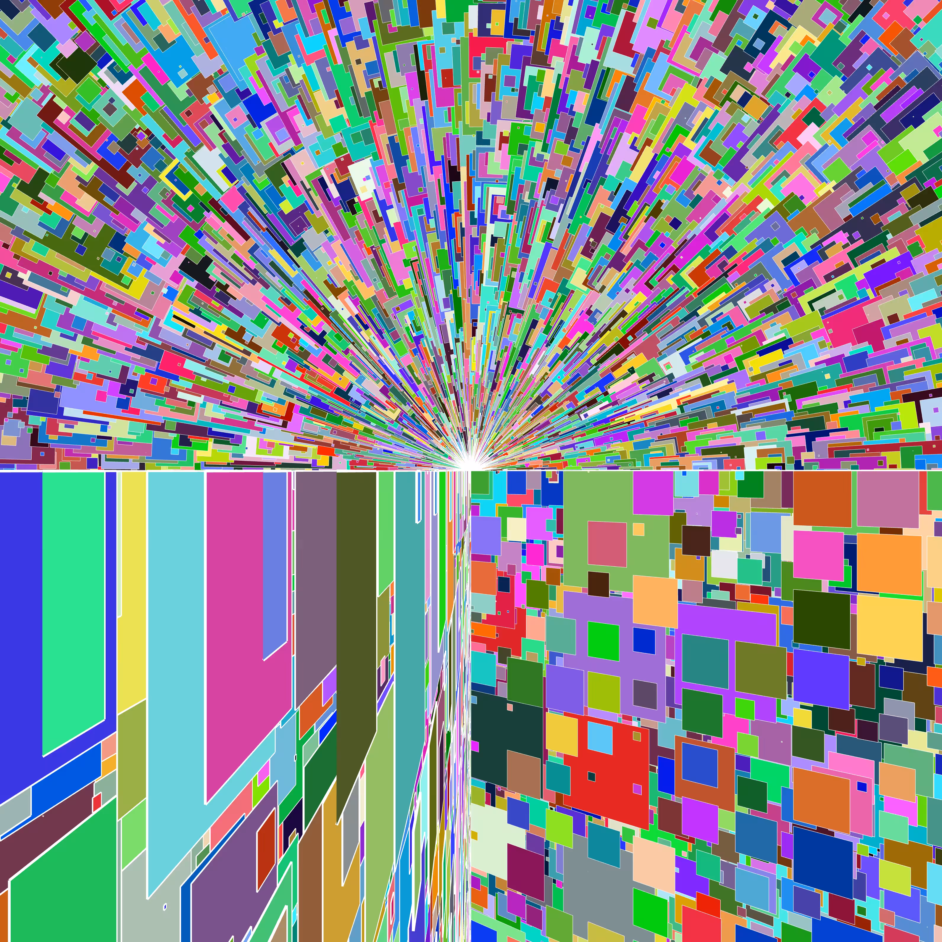 Abstract Sunburst