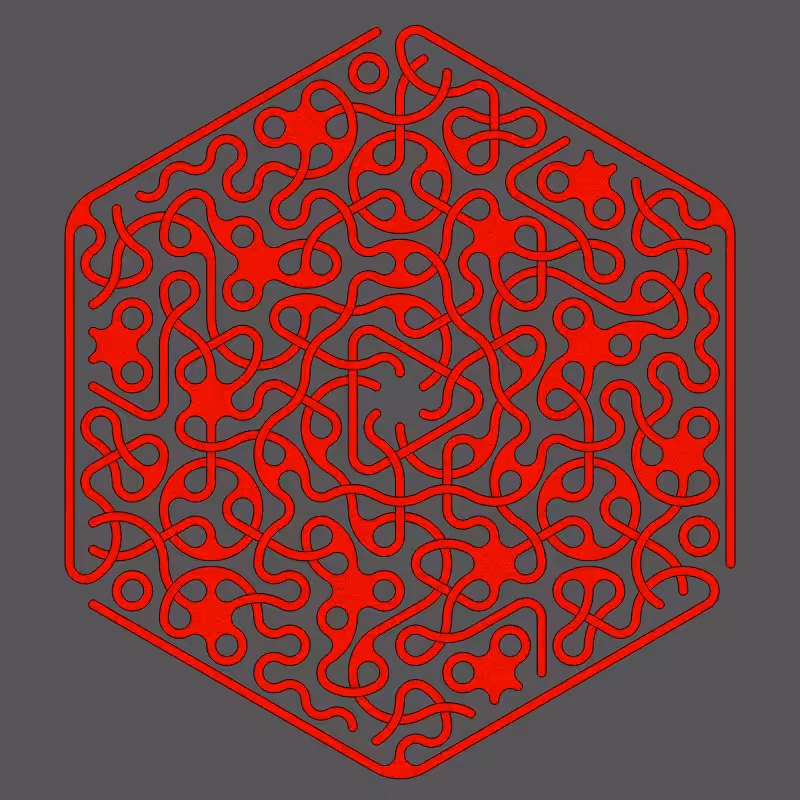 Threefold Symmetry - Dark Variations #485