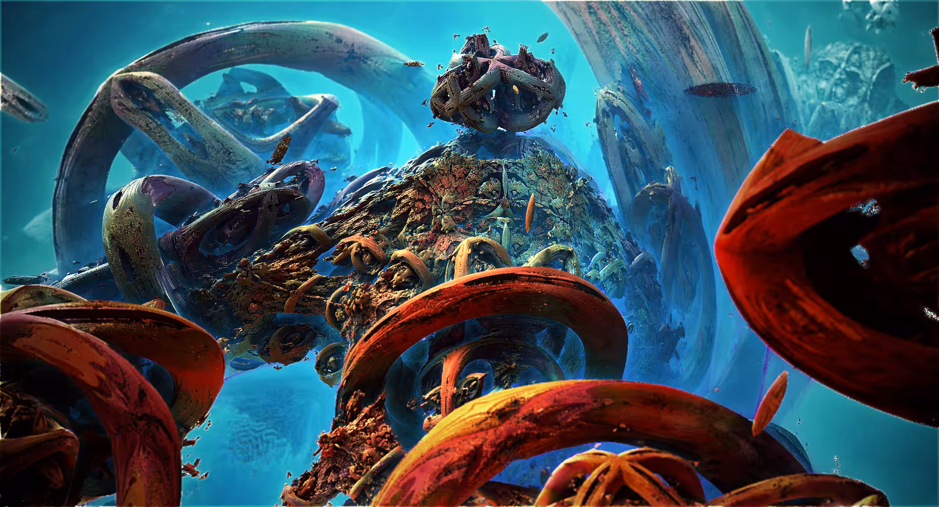 The Sunken Fractal Garden