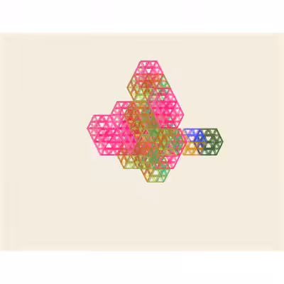 Brutalist Mesh Paintings #17