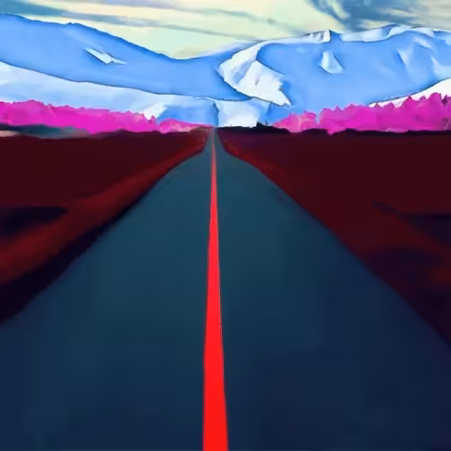 Generated Glitch Landscape #239