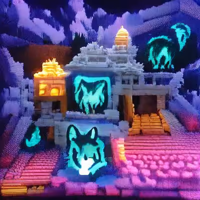 Glowing Wolf Temple