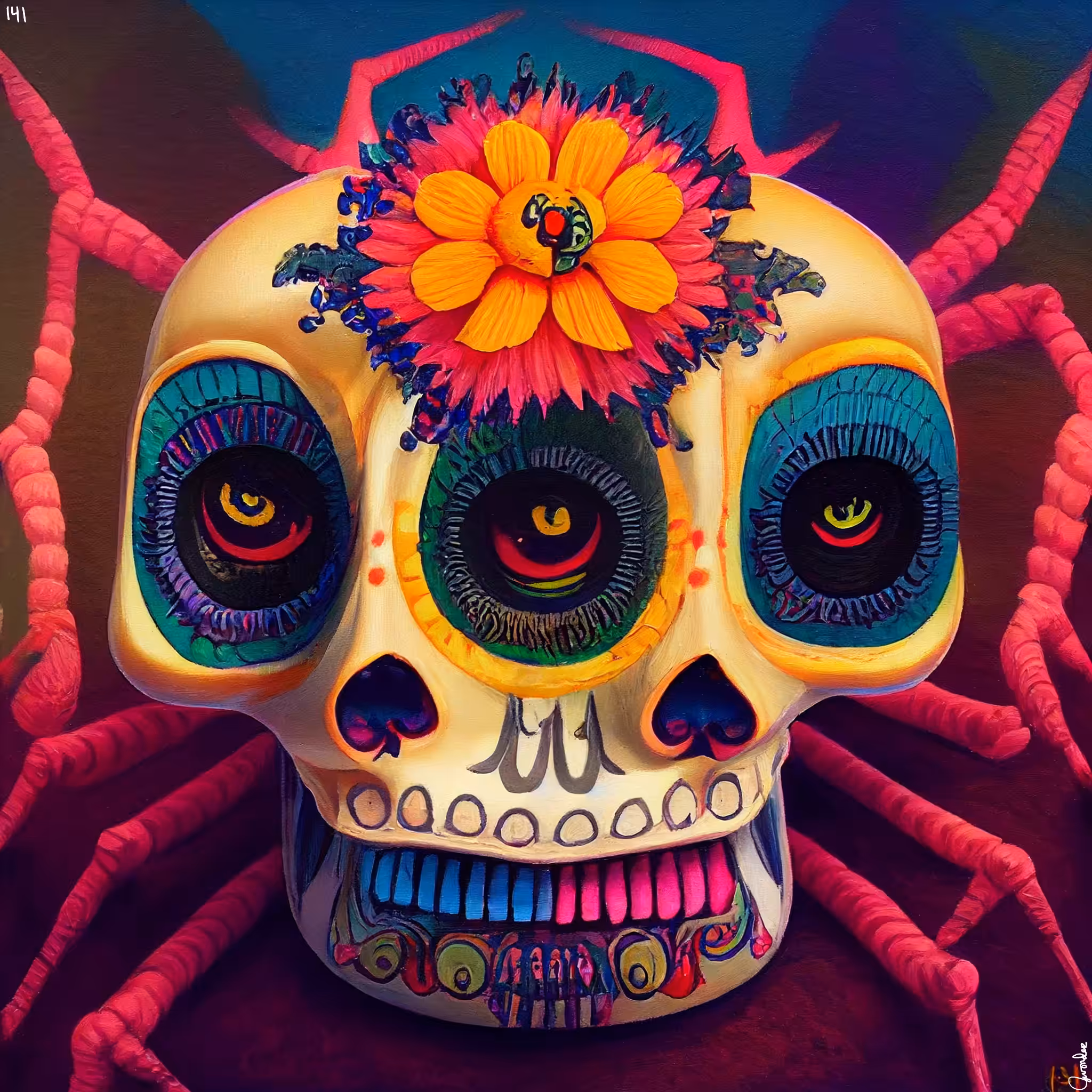 sugar skull #141