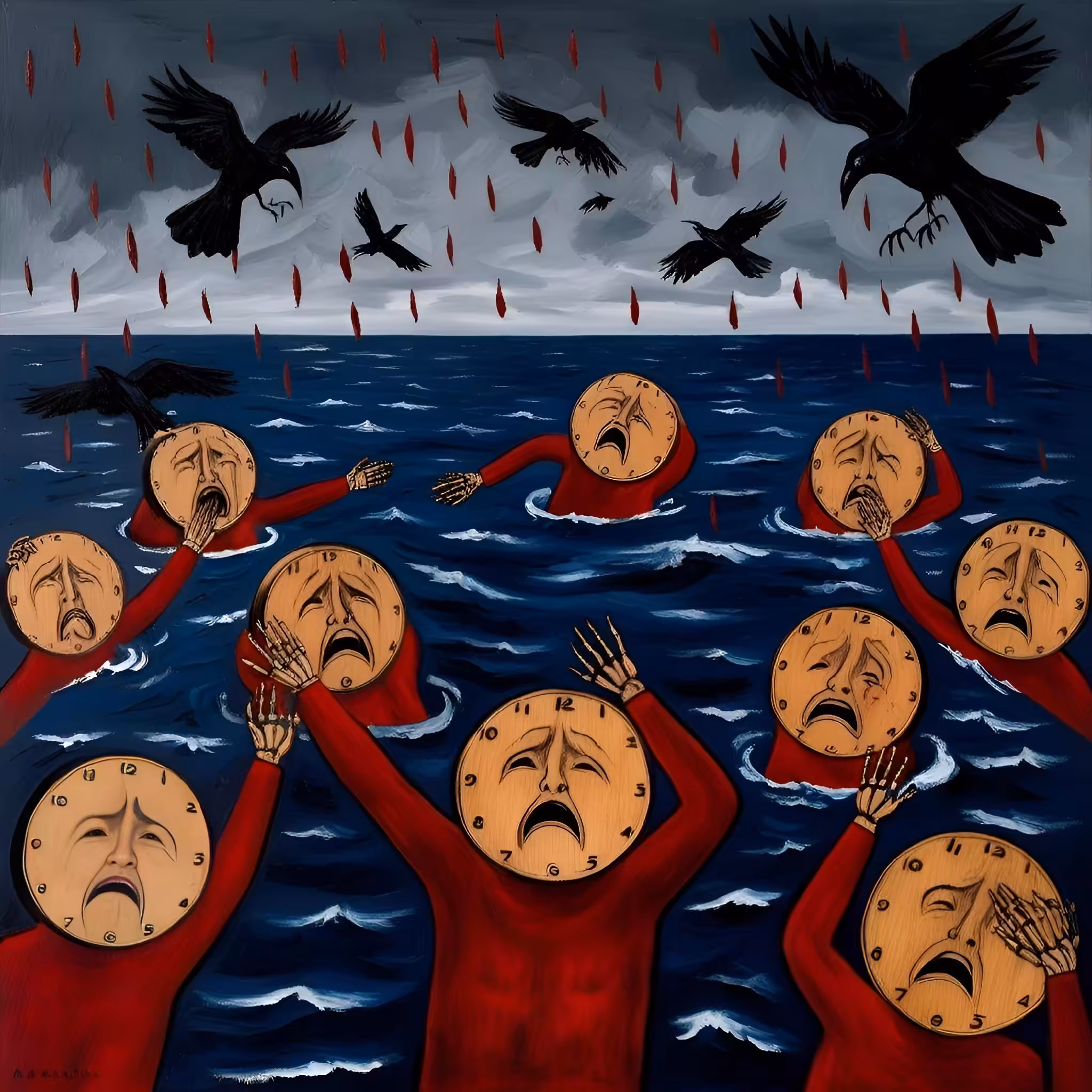 "The drowned moment"