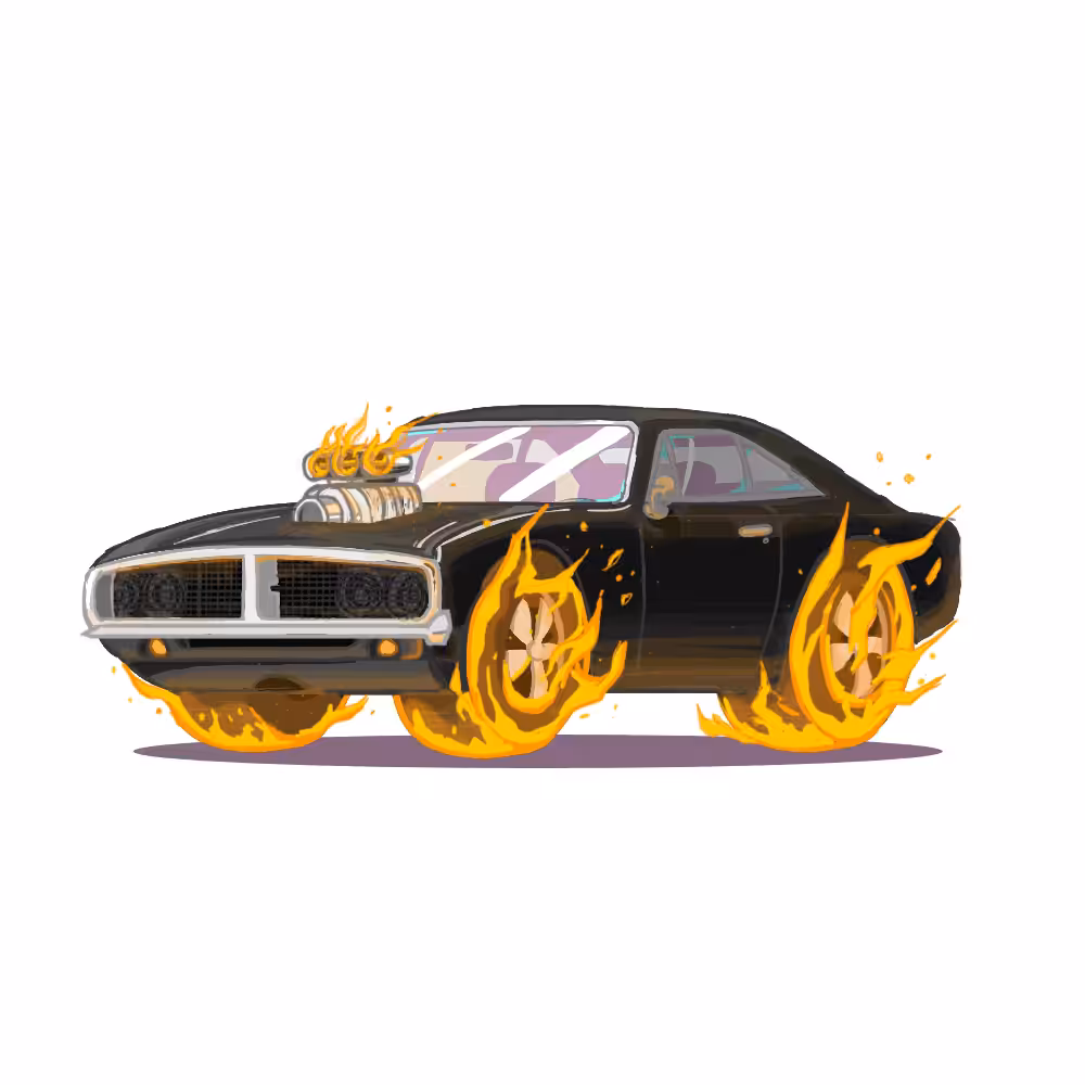 The Hell Flame Charger Car