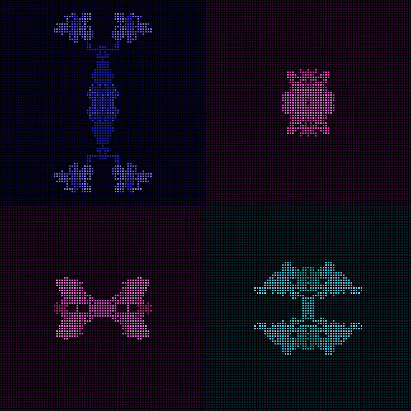 Dither Creatures 2x2 #82