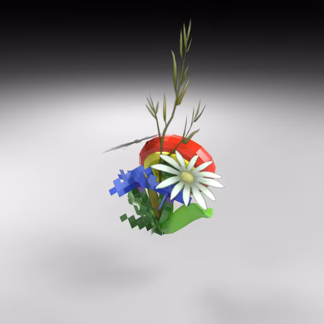 Out-Game Flowers (Small Bouquets): Hand-hacked Bouquet 108