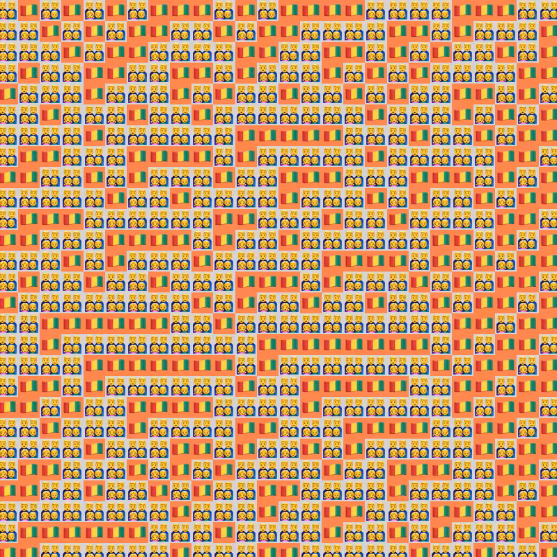 Elementary Cellular Emoji Automata #361