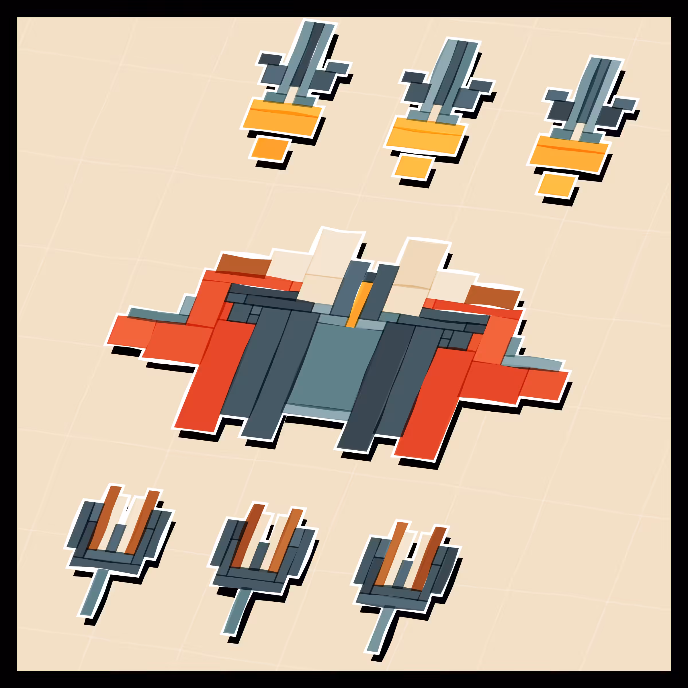 Paper Armada #2131