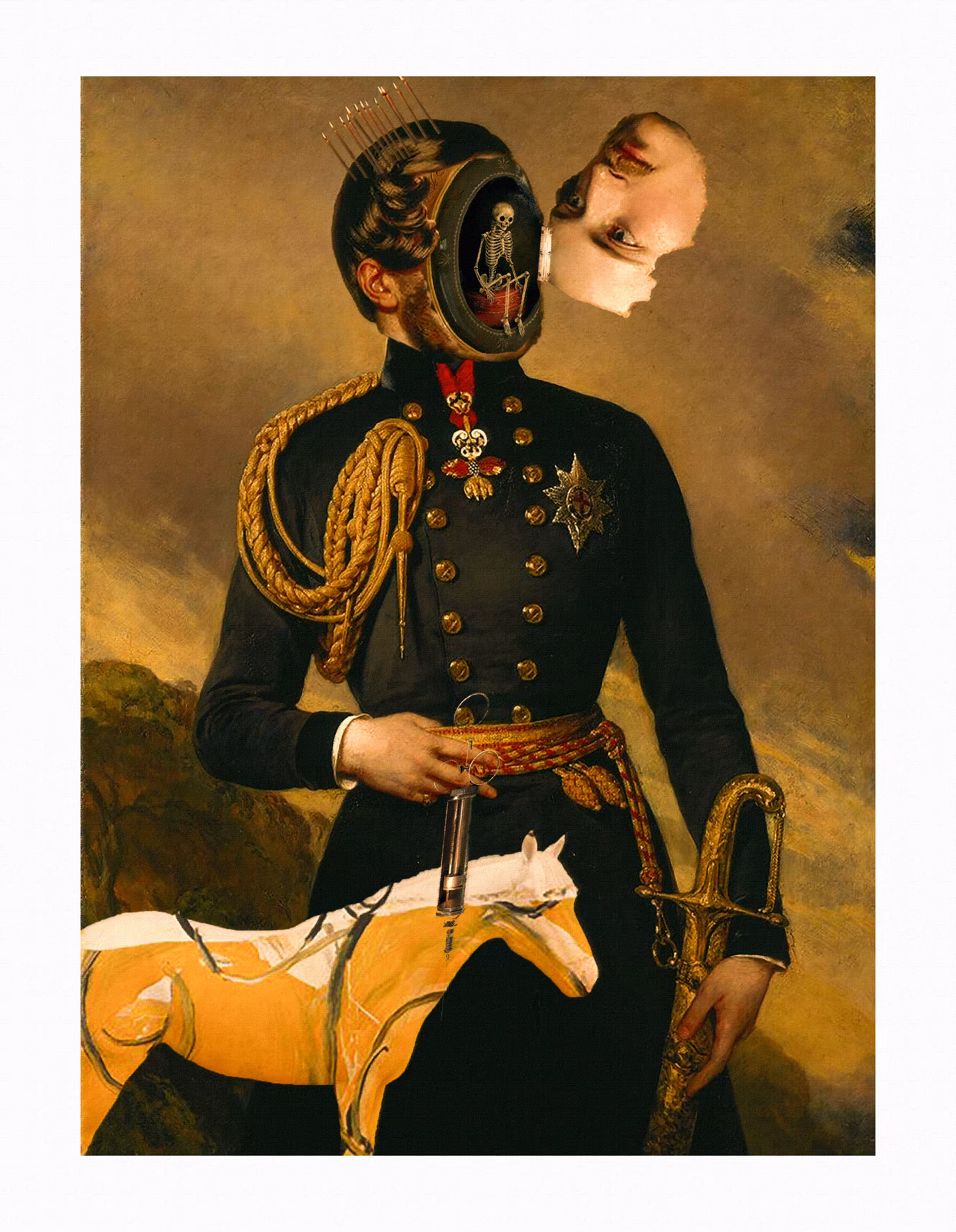 taking off the mask