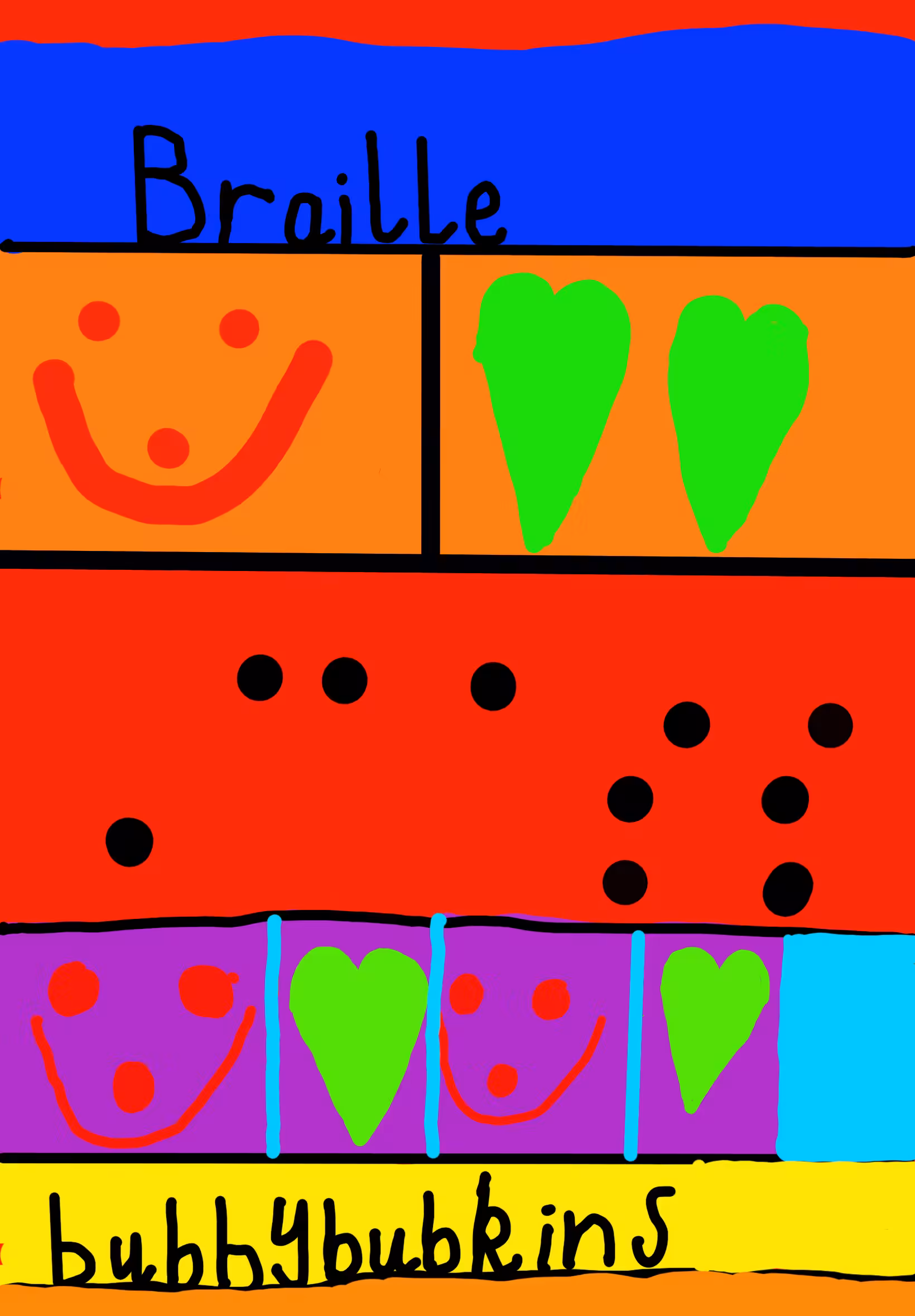 Braille Bubby Card