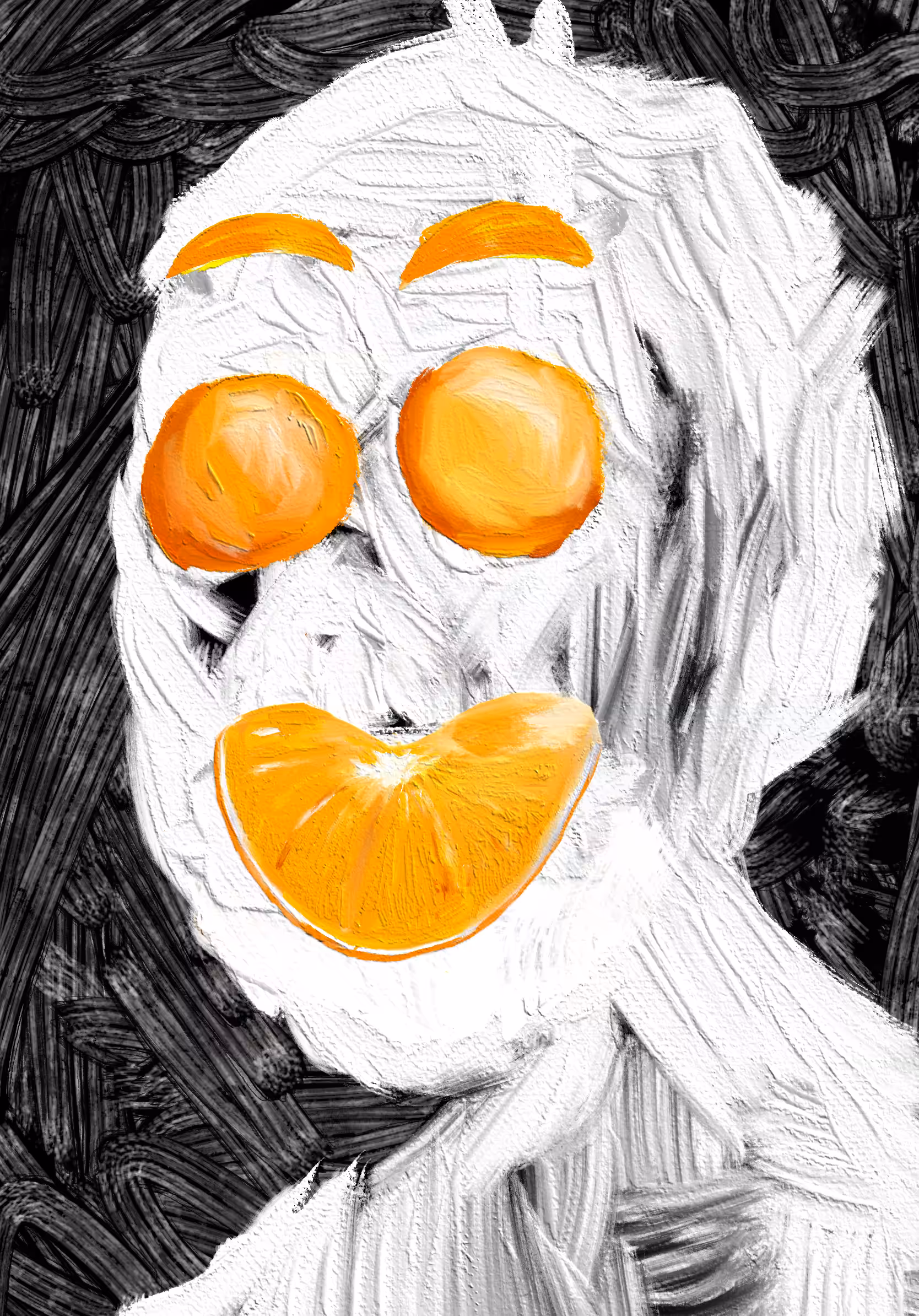 Food Faces : Oranges