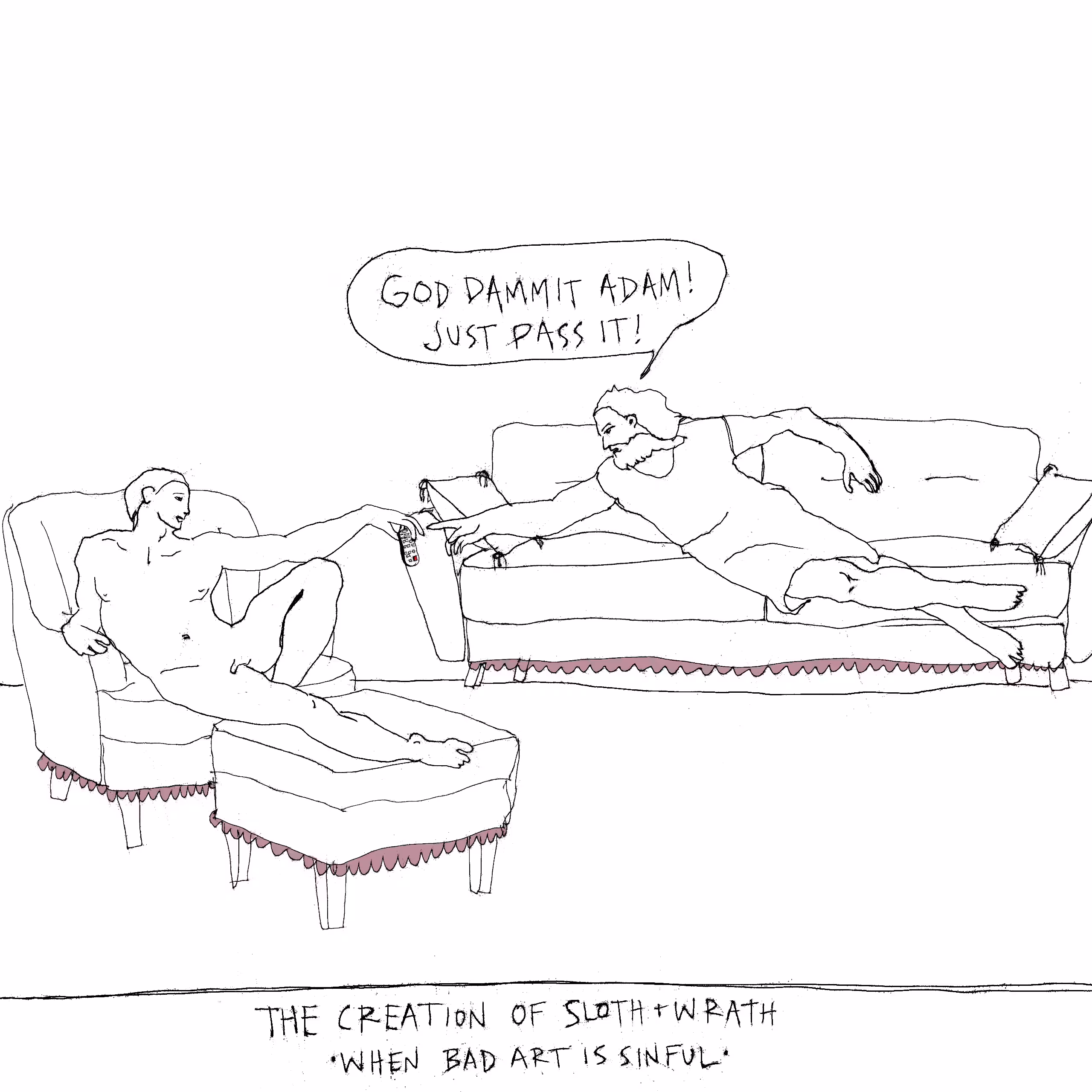 the creation of sloth & wrath. 