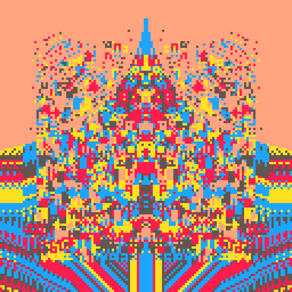 Ideocartogrpahy: Hyperspectral Temples #8