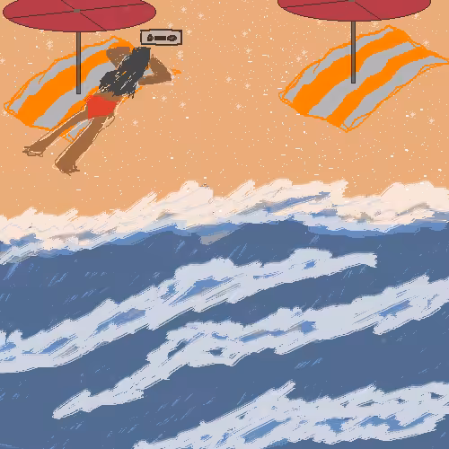 beach girl