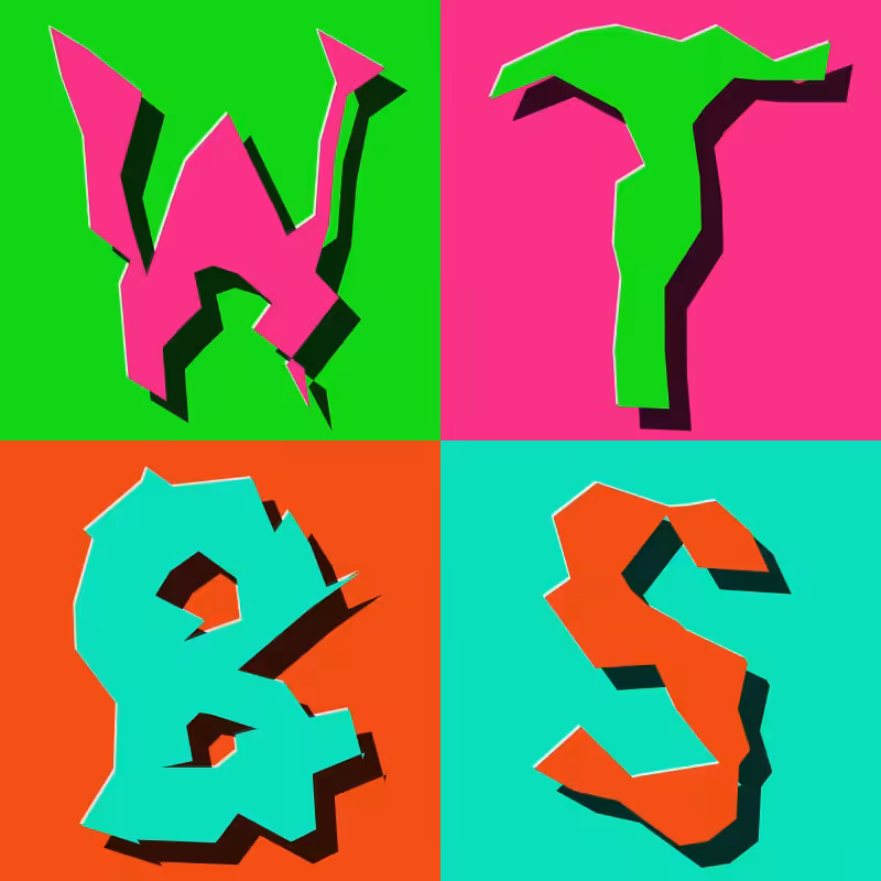 Waiting To Be Signed Logo with Wobbles #107
