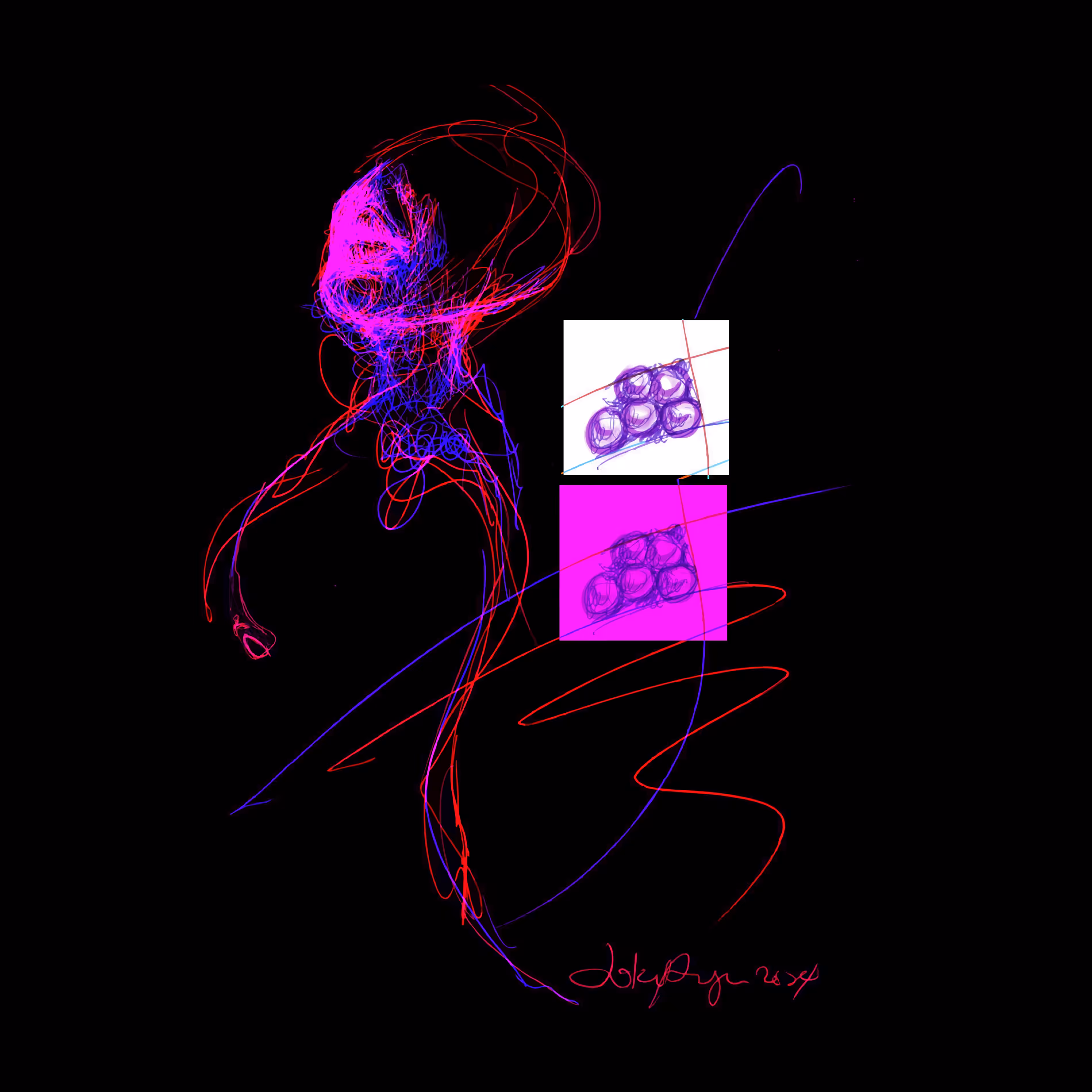 purple