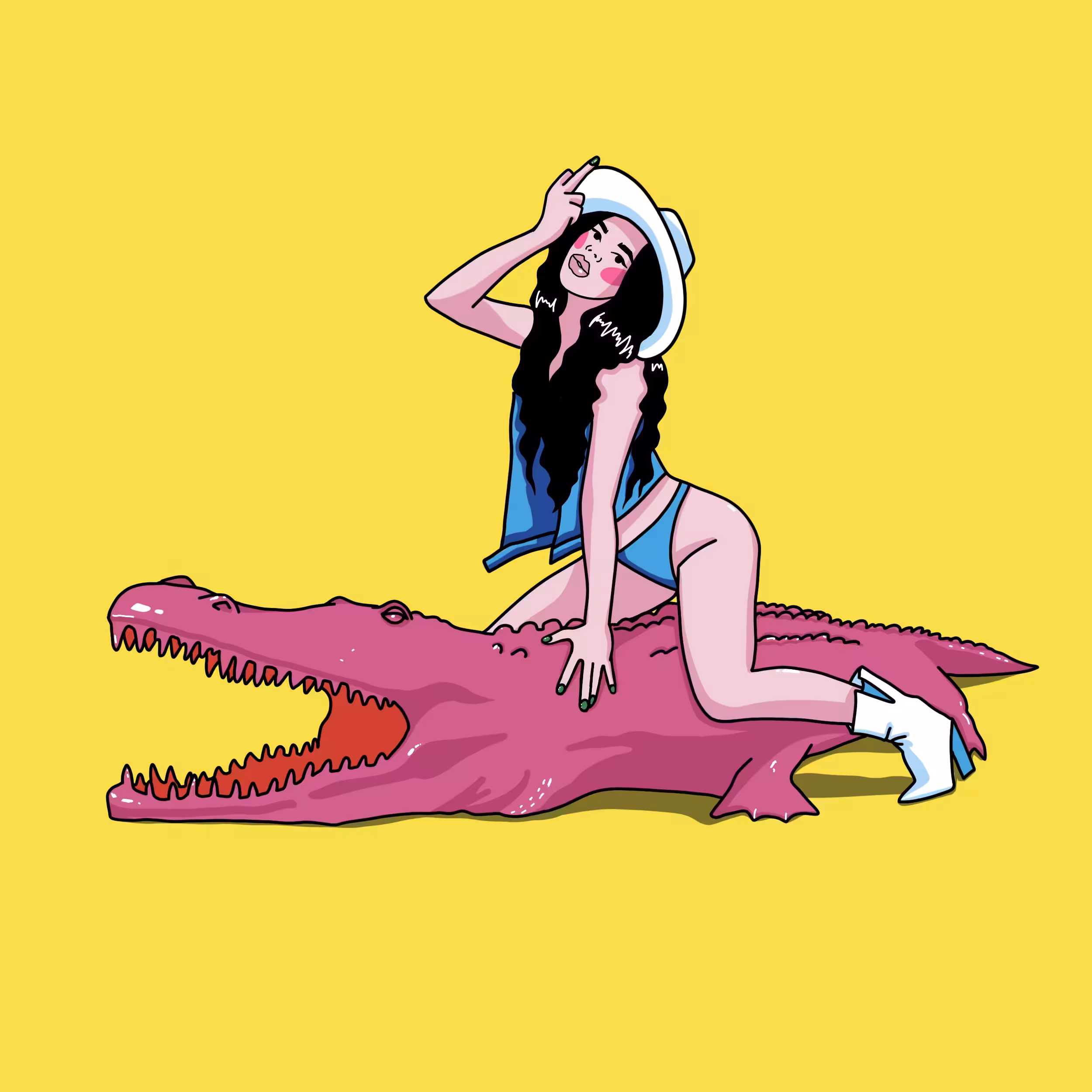 aligator girl