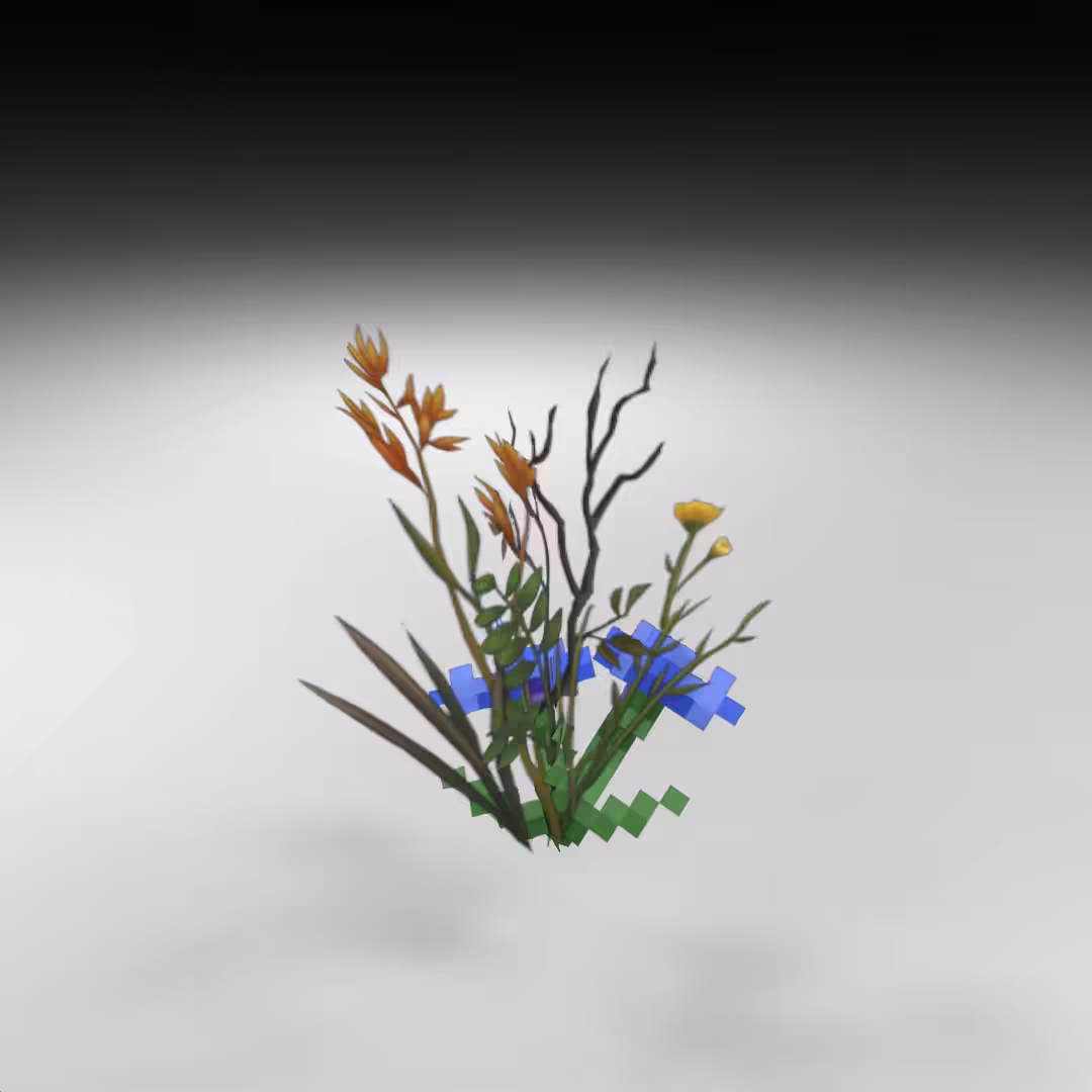 Hand-hacked Bouquet 78