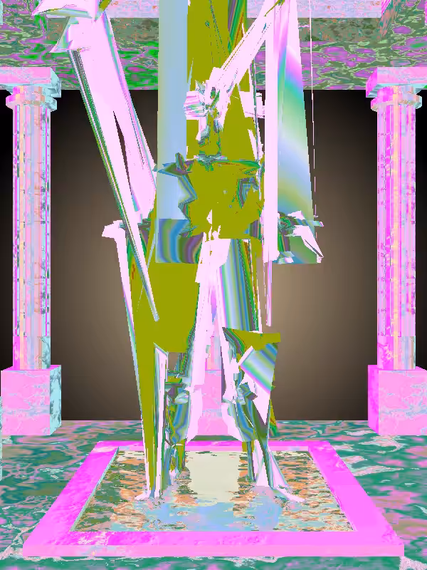 HeavenComputer: The Indifferent Luminescent Chrome Man #1593