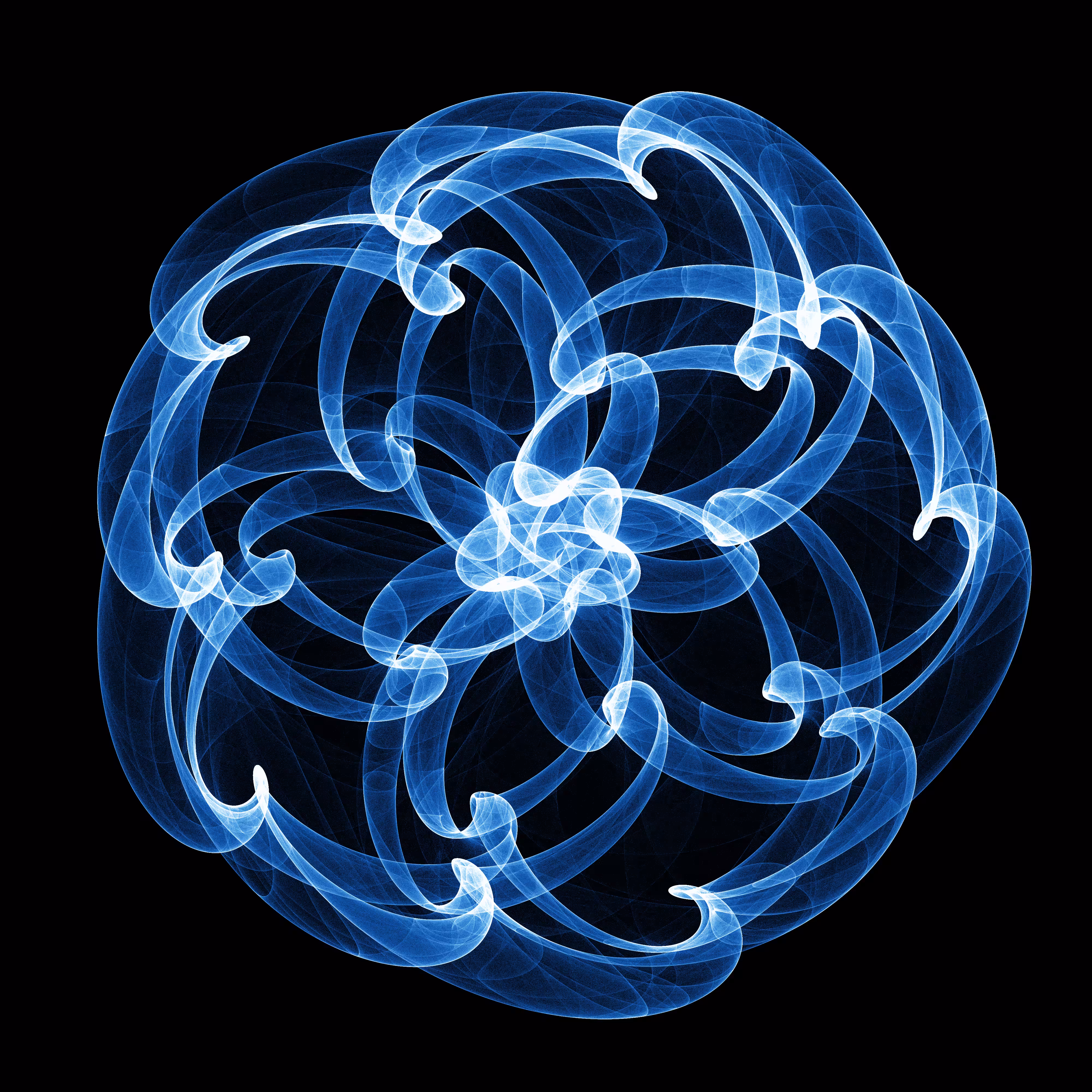 Blue wheel 1 (attractor)