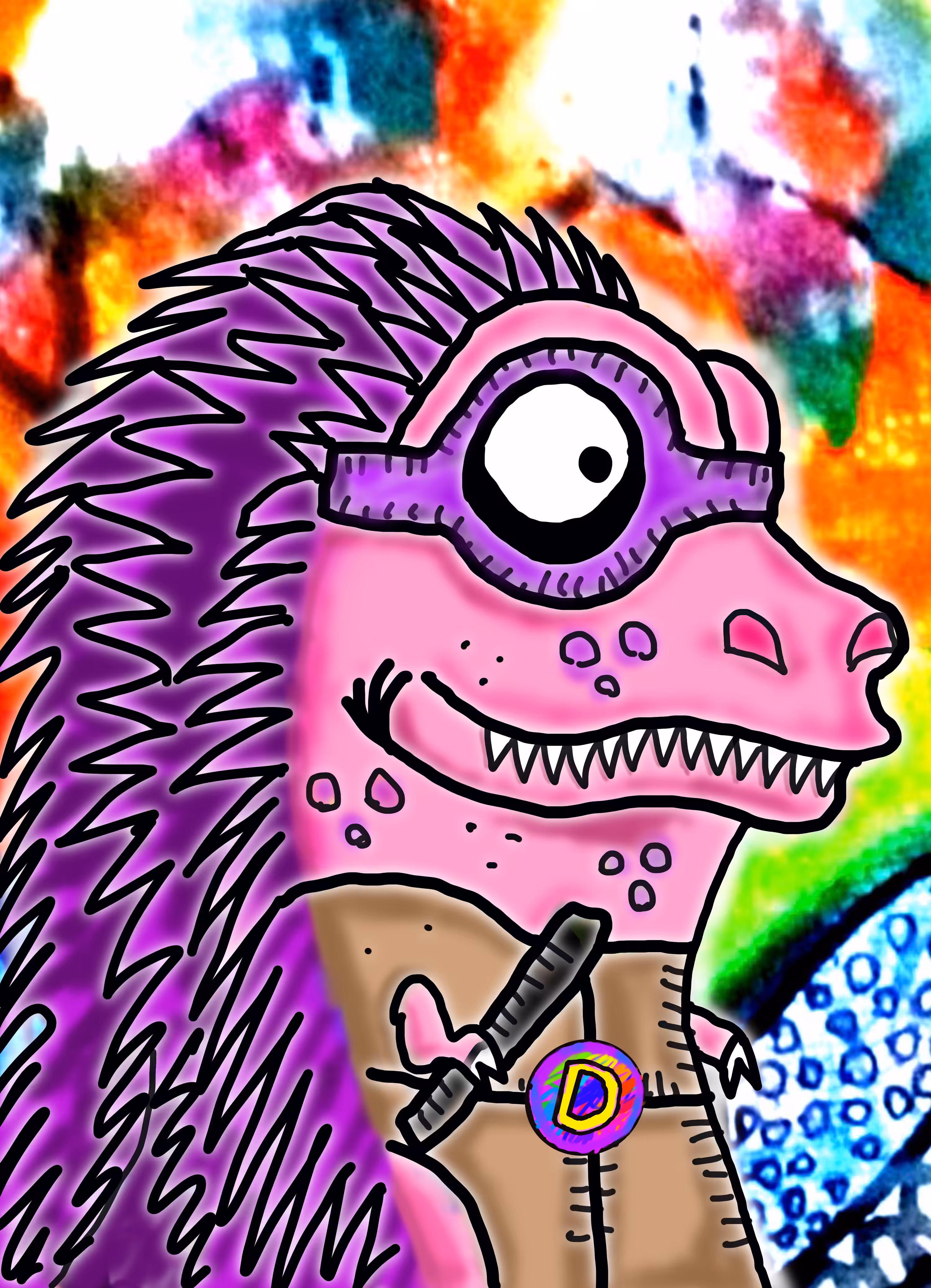 Silly T-Rex No.#73  I’m spiky