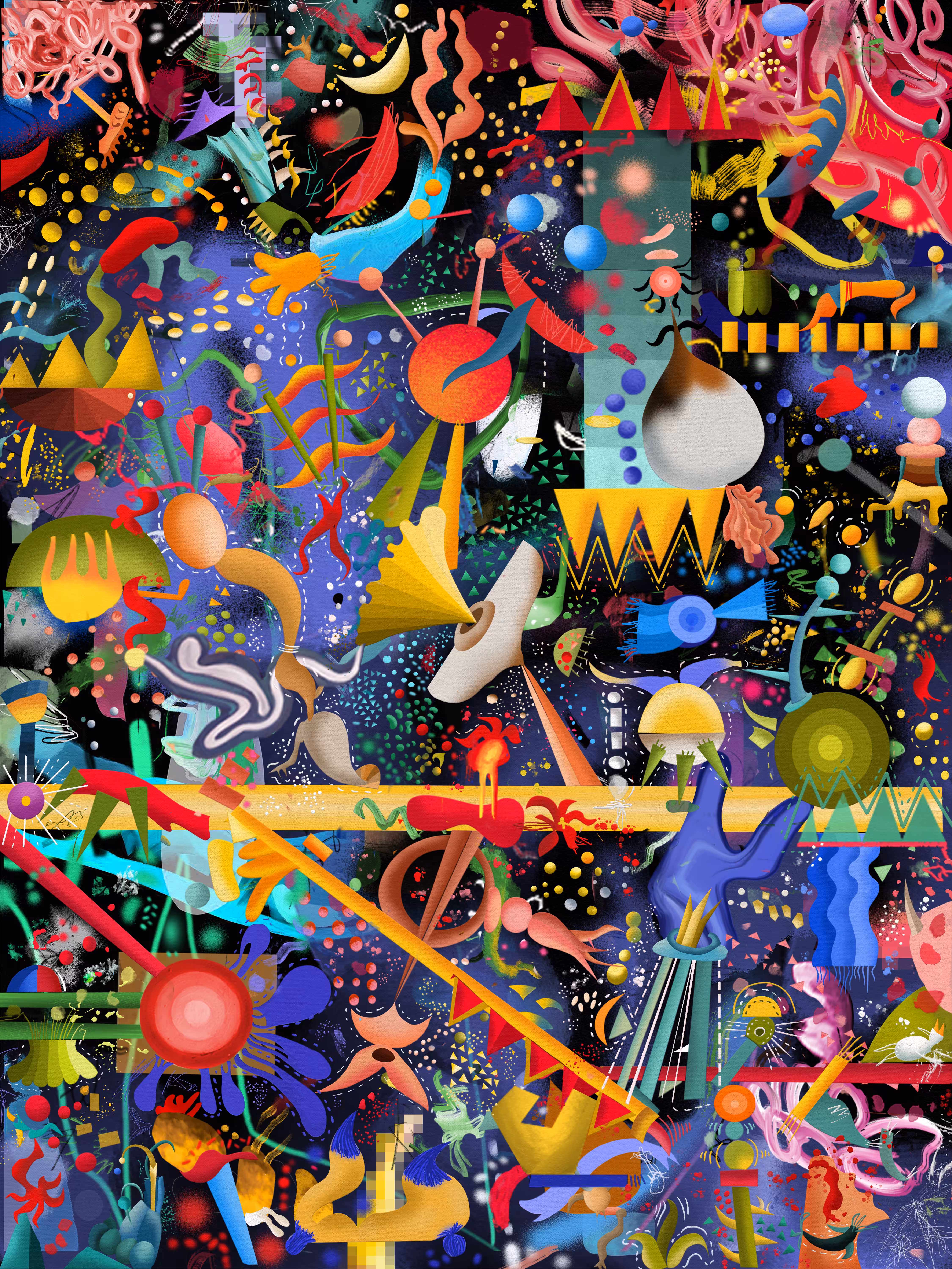 Strange beings from outer space