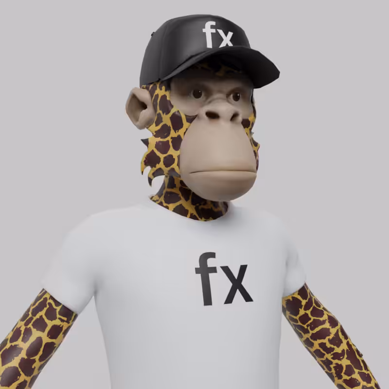 fxApe 3d- giraffe