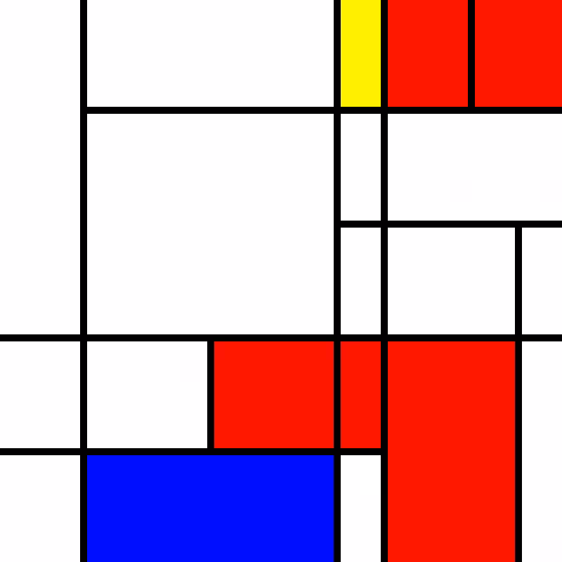 compositioninredblueandyellow.art, (NFT) #47