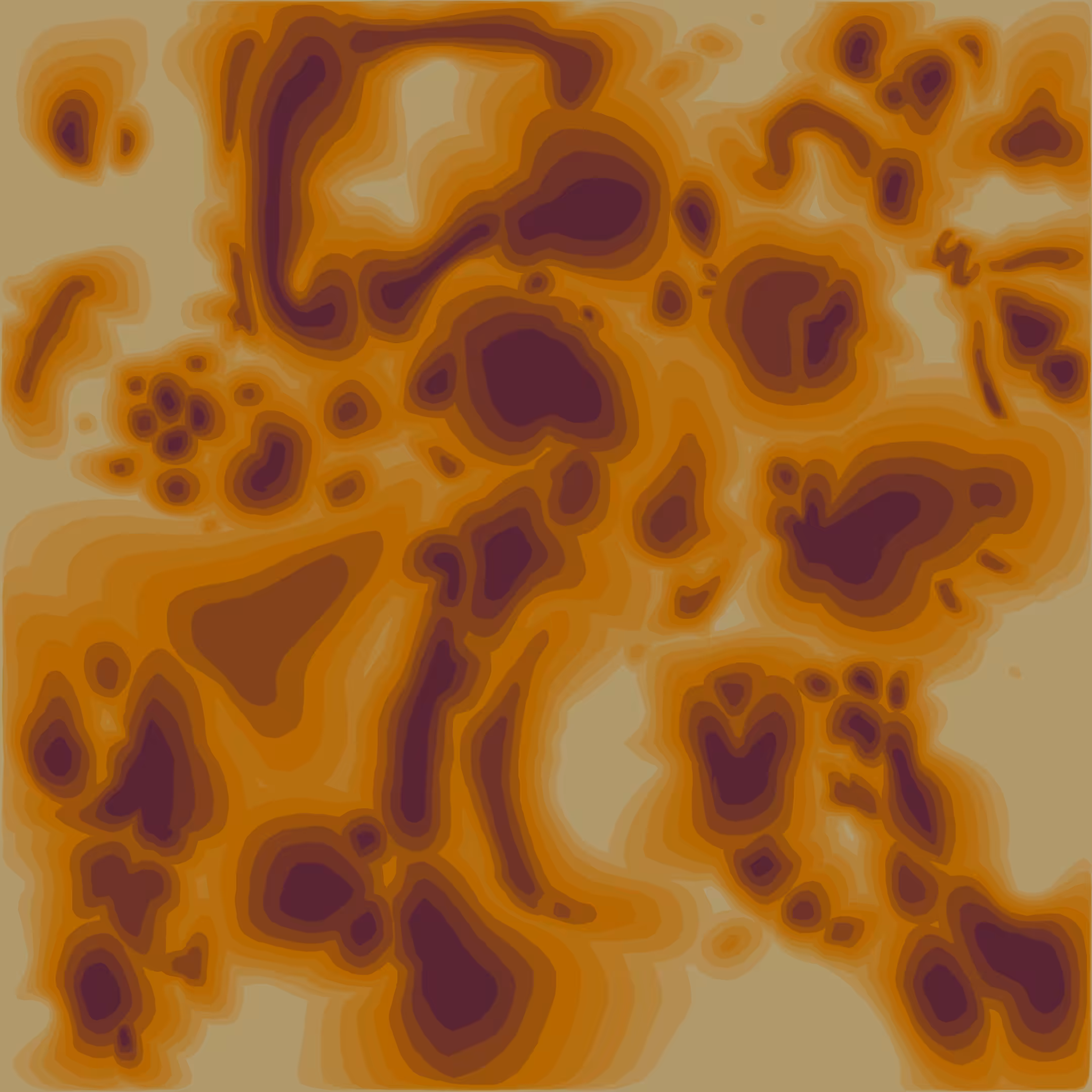 Orange Topography