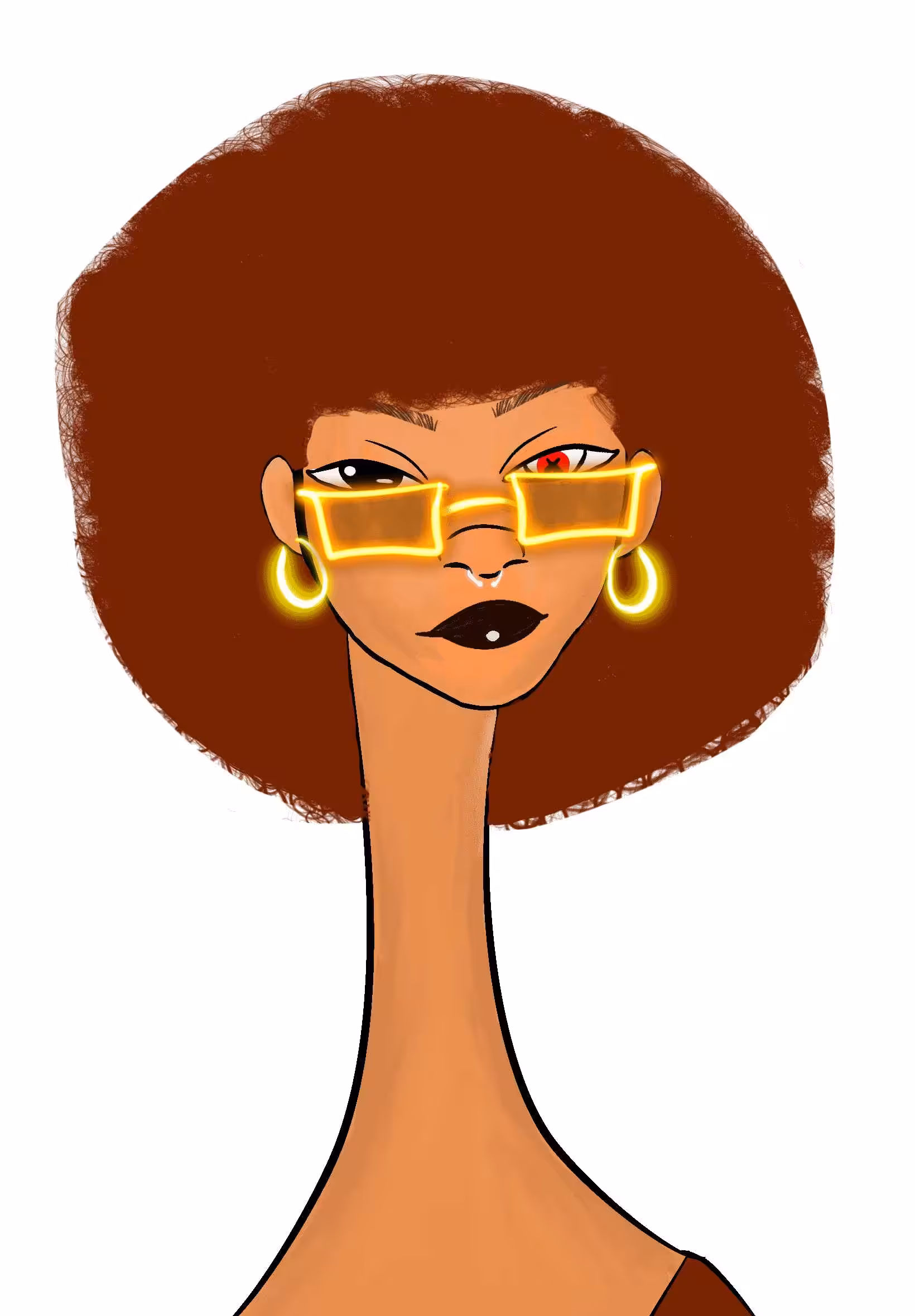 Long Neckie Lady #944