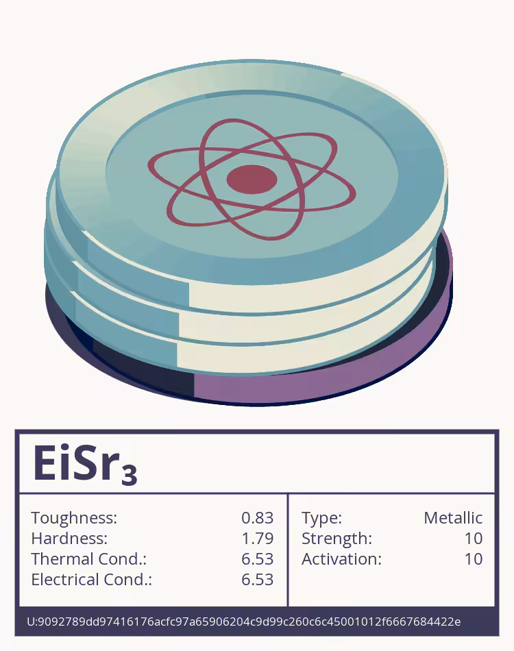 EiSr₃ molecule