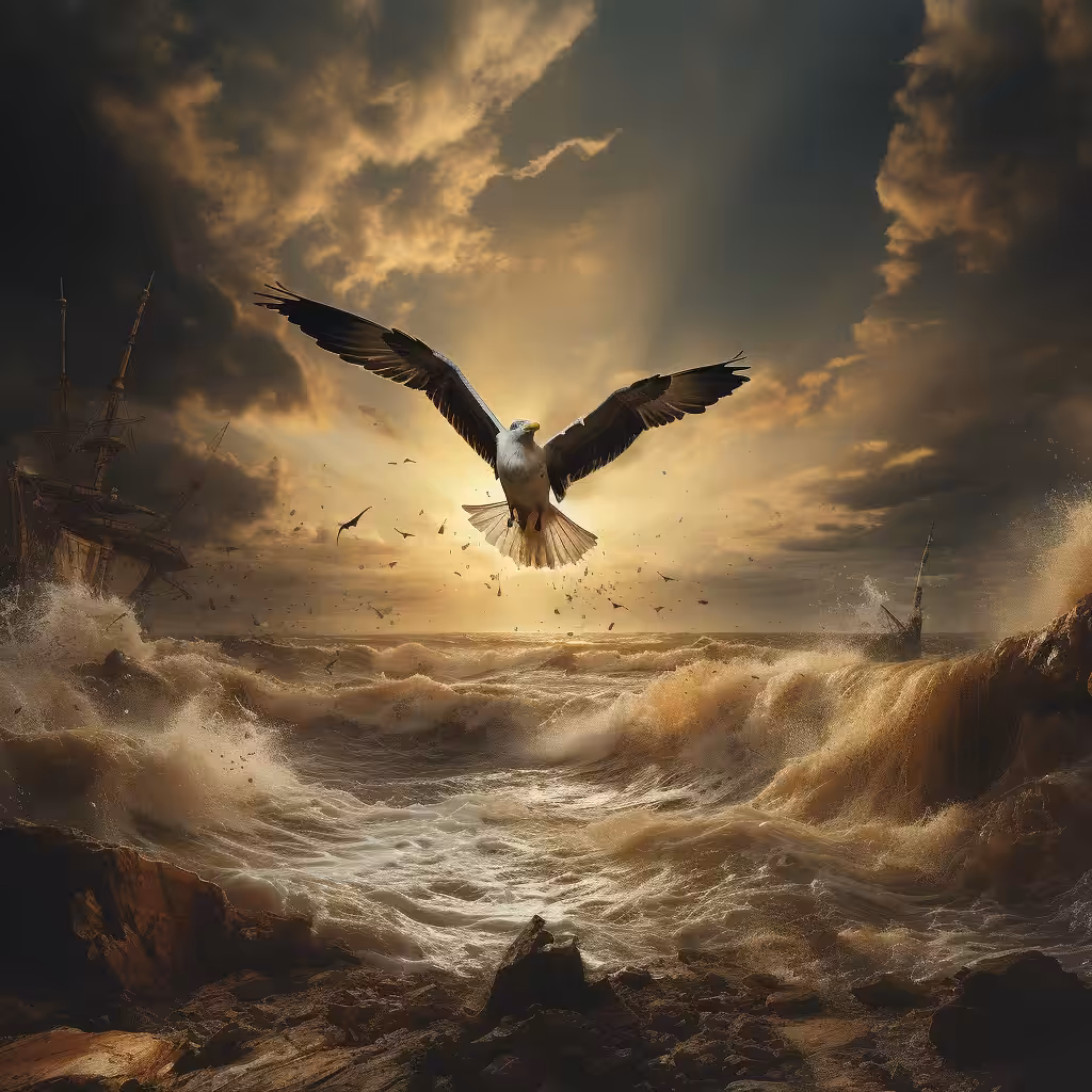 The seagull flies again