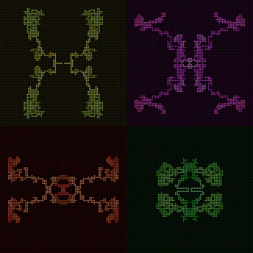 Dither Creatures 2x2 #78