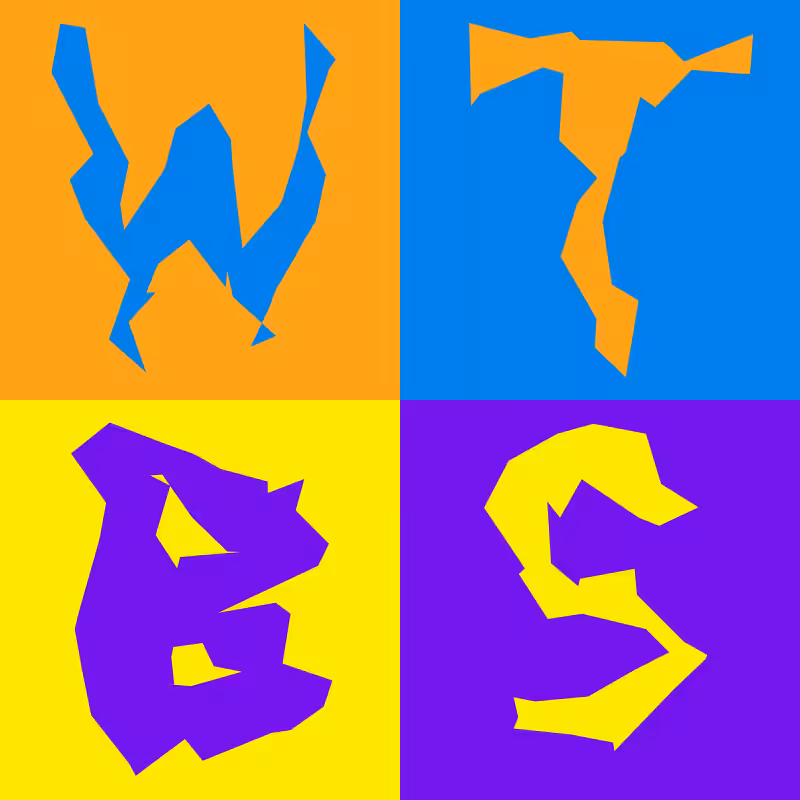 Waiting To Be Signed Logo with Wobbles #104