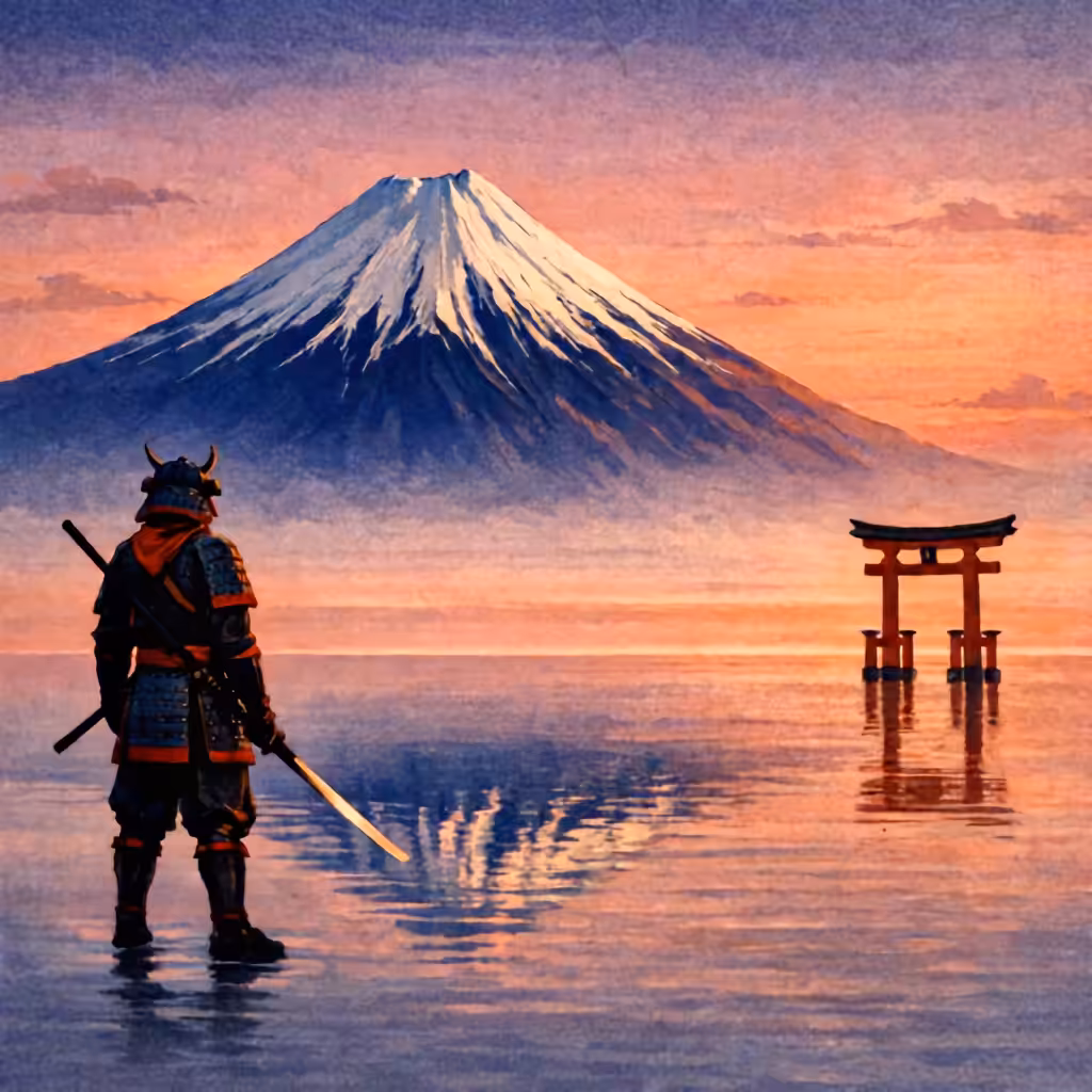 Simple Fuji Art: Silent Vanguard