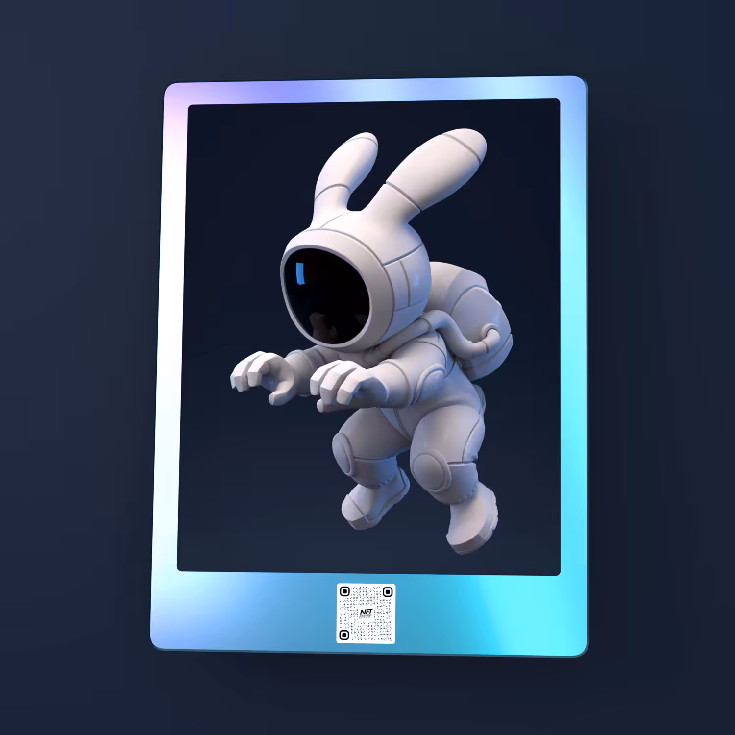 Space Rabbit Polaroid