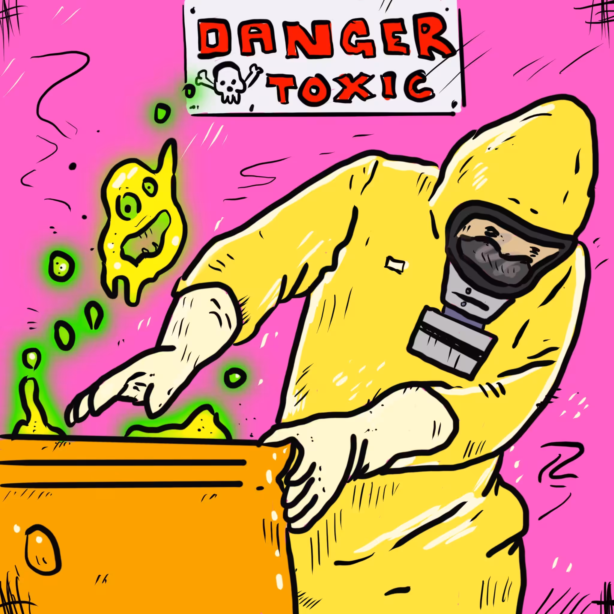 Toxic Clean Up Crew-mate DANGER