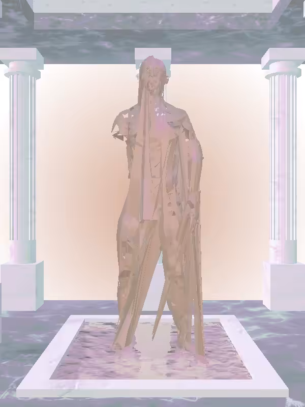 HeavenComputer: The Fading Fragmented Indifferent Metallic Brick Man #4338
