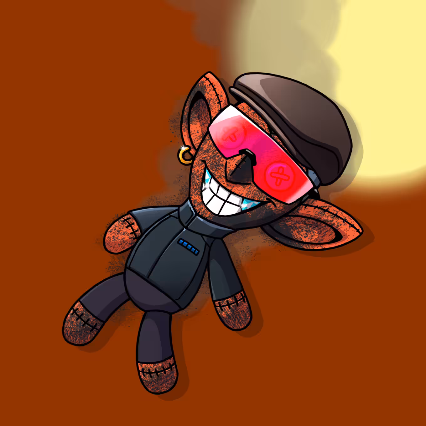 #901 Sneaky Vampire Teddy