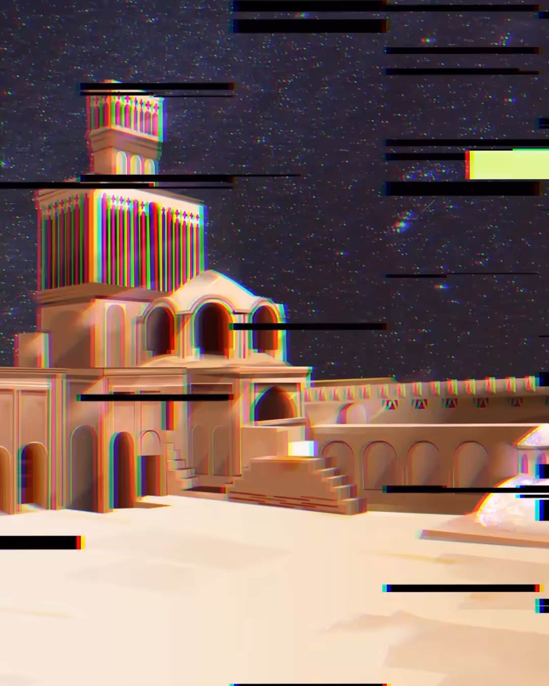 Falling Ethereum in Yazd